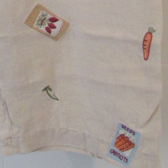 *3/$10*  Alexandra Bartlett Linen Garden Seeds Shorts 17" Inseam - Picture 7 of 15